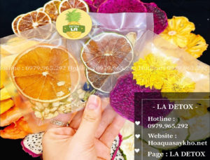 Hoa quả trong mỗi gói trà LA Detox đều được lựa chọn kĩ lưỡng và sử dụng phương pháp sấy lạnh hiện đại, bảo toàn vitamin và hương vị vốn có của hoa quả tươi